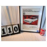 Woodsedge Framed - "Move Ahead with Mercury" Flyer