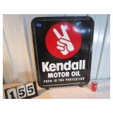 Kendall Motor Oil Sign - Two Sided