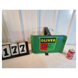 Oliver Farm Machinery Spinning Sign - 2 sided