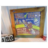 "Wall of Death" Motorcycle Show Poster