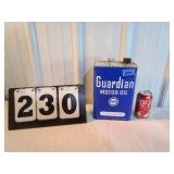 Guardian 1 Gallon Motor Oil Can