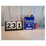 Guardian Motor Oil Can