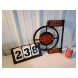 Harley Davidson Sales & Service Sign