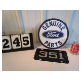 Ford Genuine Parts Sign