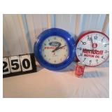 Ford Racing Neon & Kendall Motor Oil Clock