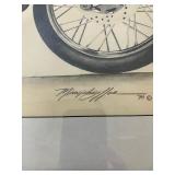 Harley Davidson Motorcycle Framed Print