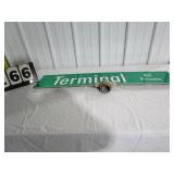 Street Sign - "Terminal Rd" - 2 sided