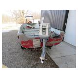 14' Lund Boat with 30HP Evinrude and Trailer
