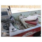 14' Lund Boat with 30HP Evinrude and Trailer