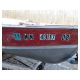 14' Lund Boat with 30HP Evinrude and Trailer