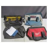Mixed Lot of 4 Tool Tote Bags