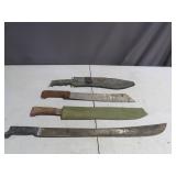 Mixed Lot of 4 Machete's