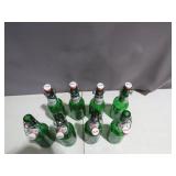 8 Piece Lot of Grolsch Premium Pilsner Beer Bottles with Resealable Swing Tops