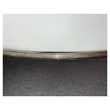 Damascus Steel Sword - Antique-Style with Brass Guard & Leather-Wrapped Grip in Scabbard