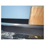 Sword - Ornate Decorative With Silver Filigree, Blue Tassel, Lacquer Scabbard