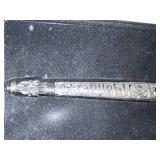 Dagger with Winged Crossguard and Engraved Hilt in Display Box