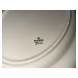 Homer Laughlin Vintage Oval Scalloped Serving Platter - Floral Edge