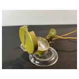 Vintage U.S. Army Lensatic Compass Olive Drab - Flip Cover, Lanyard, Military Surplus