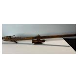 Vintage Tribal Hand-Carved Dragon-Head Wooden Staff