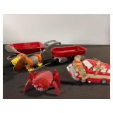 Innovage Outdoor Radio - Vintage Wind-Up Toys & Red Wagons