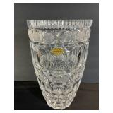 Crystal Vase - Genuine Lead Crystal - 9 in Tall