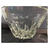 Crystal Glass Bowls - Floral Engraved Cut Pattern (2-Piece)