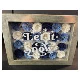 Let It Snow Frame with Roses - Grain Belt Pitcher - Catamount Corn Popper Jar