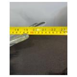 Starburst Glass Centerpiece Sculpture - Clear Crystal (Approx 20in Wide)