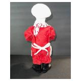 Santa Claus Figurine with Cake Plate & Ceramic Reindeer Cookie Jar