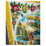 San Francisco Souvenir Scarf - Made in Japan, California Landmarks