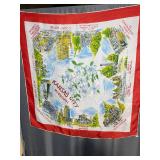 Kansas City Missouri Souvenir Scarf - City Hall, Union Station & Landmarks Print