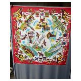 Canada Souvenir Scarf - Coat of Arms & Scenic Canadian Imagery