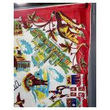 Canada Souvenir Scarf - Coat of Arms & Scenic Canadian Imagery