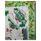 Souvenir Scarf - Washington DC Landmarks Print