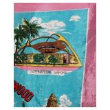 Los Angeles Hollywood Souvenir Scarf - City Landmarks Print