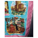 Los Angeles Hollywood Souvenir Scarf - City Landmarks Print