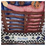 Simply Home Throw Quilt - Friendship Bench Scene & Quote (100% Cotton)