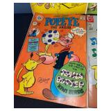 Vintage Comic Book Lot: Sad Sack & the Sarge, Popeye, Top Cat, Cheyenne Kid (Lot of 6)