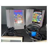 Nintendo NES-001 Entertainment System with 4 Controllers, 2 Cartridges, AV Cables & RF Modulator