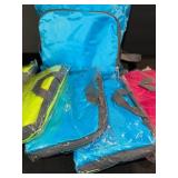 Mini Day Packs - Folds into Pouch - Assorted Colors (Lot of 6)