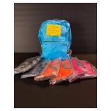 Mini Day Packs - Folds into Pouch (Lot of 6)