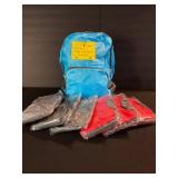 Mini Day Packs - Folds Into Pouch (Lot of 6)