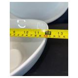 The Elevated Table Ceramic Oval Bowl & Platter Serving Set