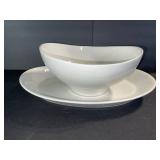 The Elevated Table Ceramic Oval Bowl & Platter Serving Set