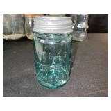 Kerr Mason Caps - One Dozen Box & Glass Mason Jars Assorted