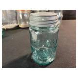 Kerr Mason Caps - One Dozen Box & Glass Mason Jars Assorted