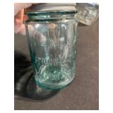 Kerr Mason Caps - One Dozen Box & Glass Mason Jars Assorted