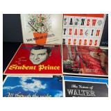 Vintage 12-Inch Vinyl LP Collection - Assorted Mid-Century Titles