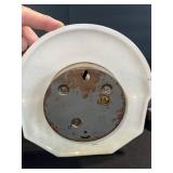 Antique Clock Lot - Ingraham & Miller 8-Day Alarm & Mantel Clocks, Floral Plate Clock