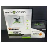 Sky Viper M550 Nano Drone & Dash Nano Drone